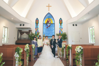 軽井沢で、家族とのウェディングフォト！