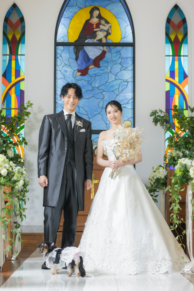 ワンちゃんと一緒に