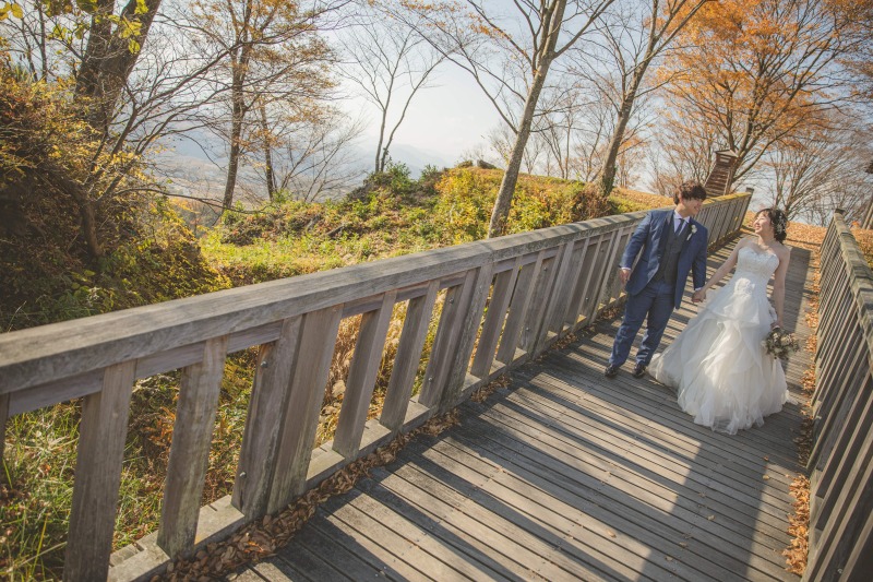 飯綱山公園での橋