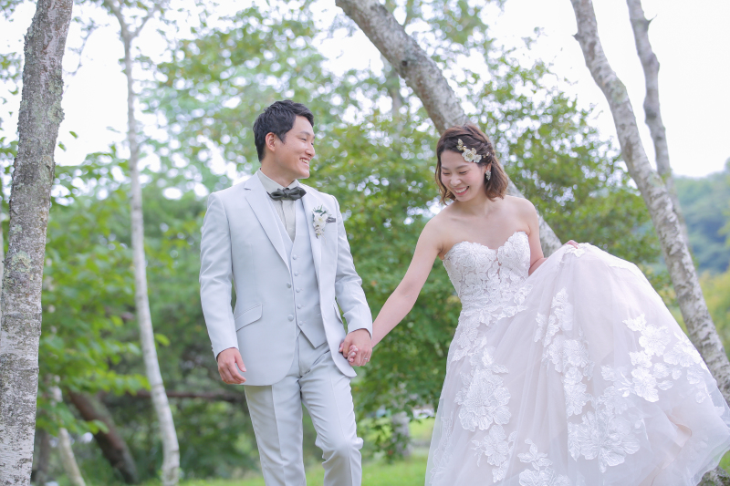 歩いてるショット