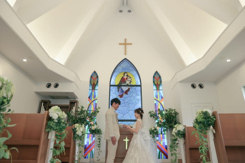 ステンドグラスと