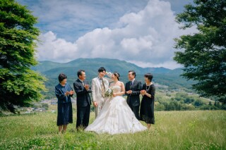壮大な飯綱山公園で！