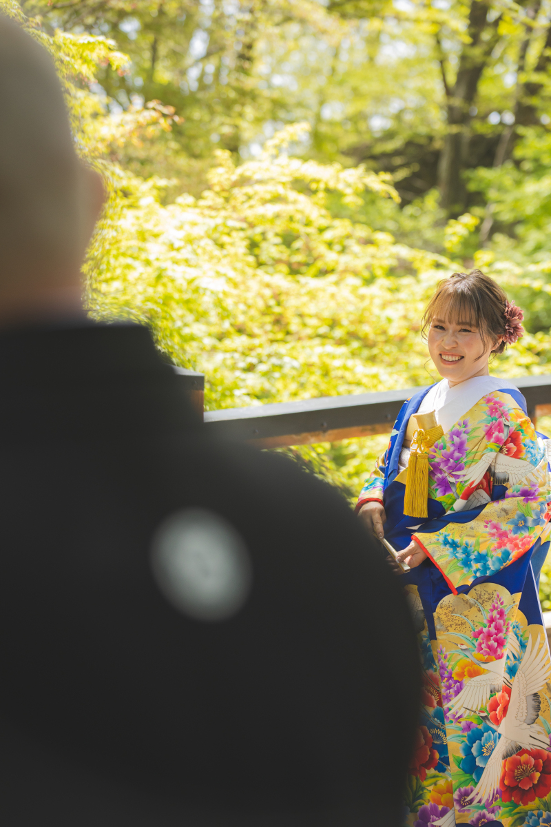 最後は旦那様越しのお嫁様。