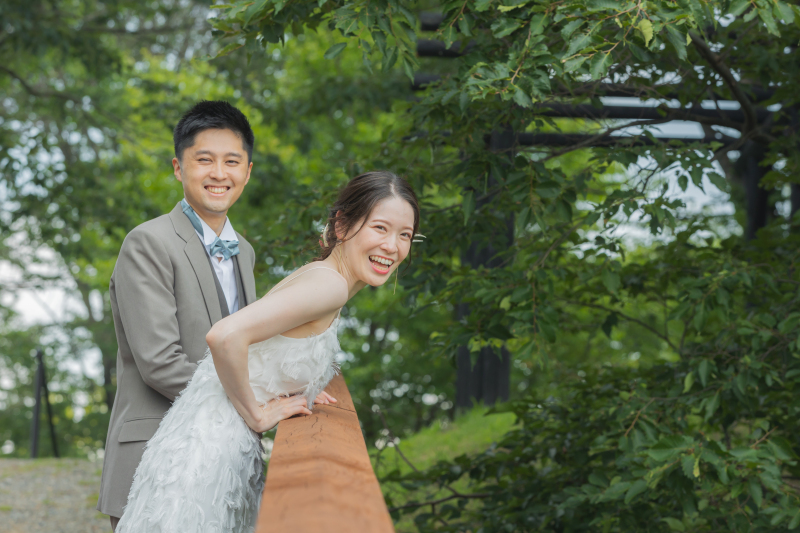 新緑でロケーション撮影