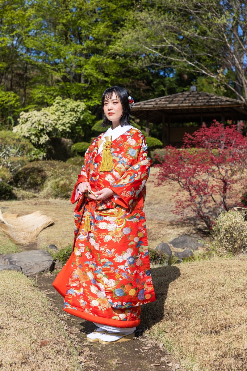 和装にチェンジ