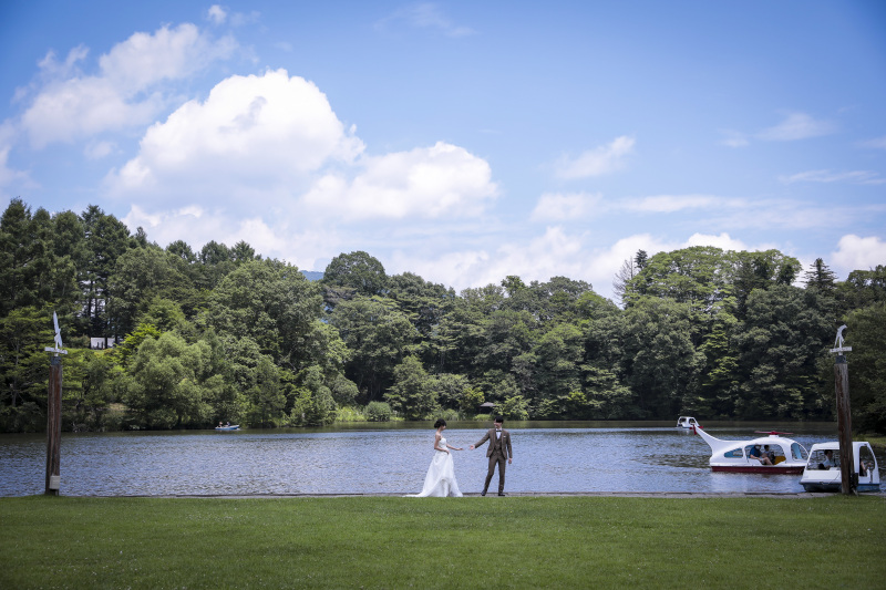 軽井沢洋装2箇所プラン（タリアセン＆飯縄山）