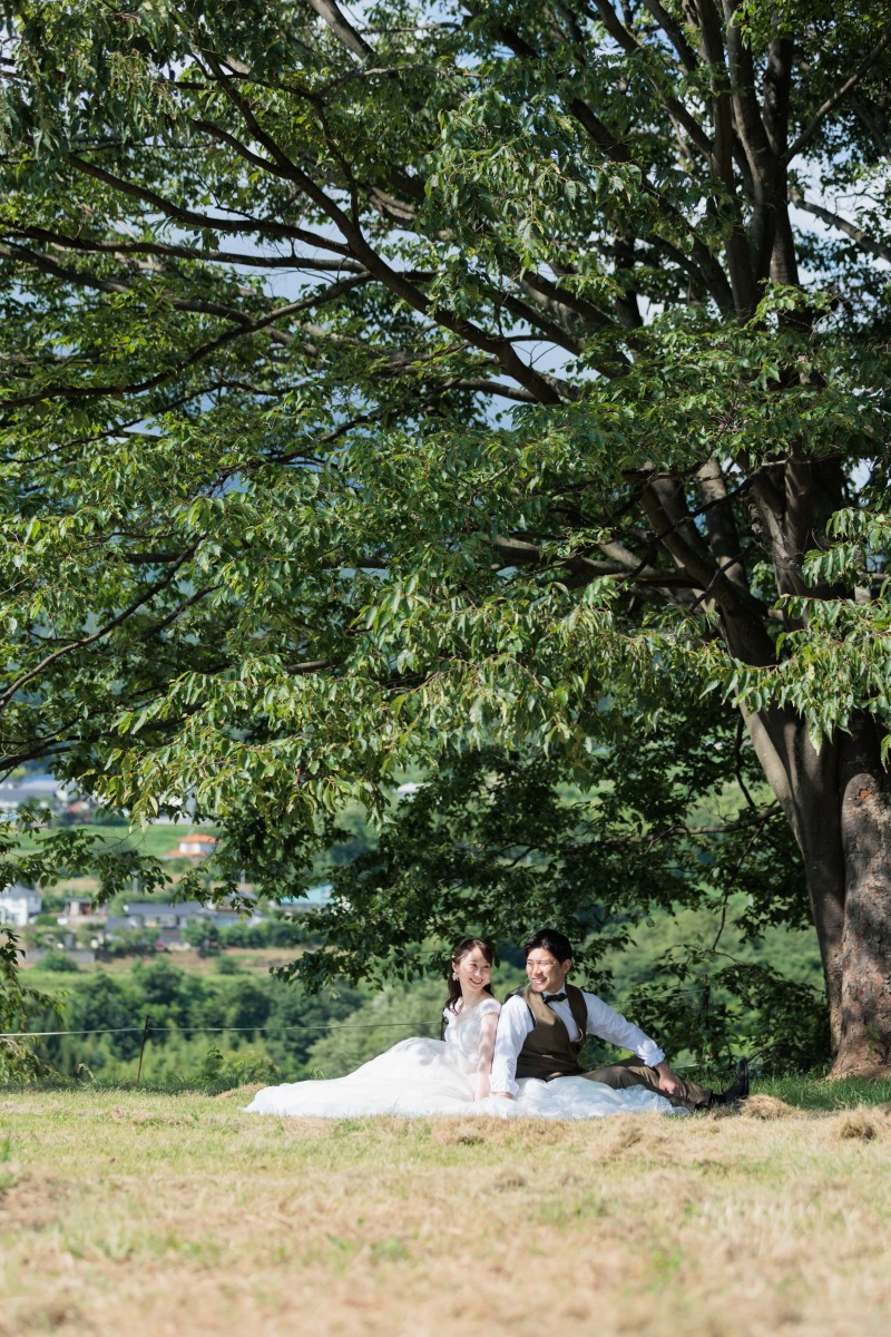 夏の飯綱山公園にて