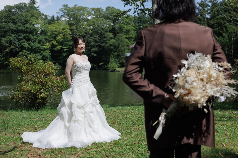 ご新婦様へブーケを