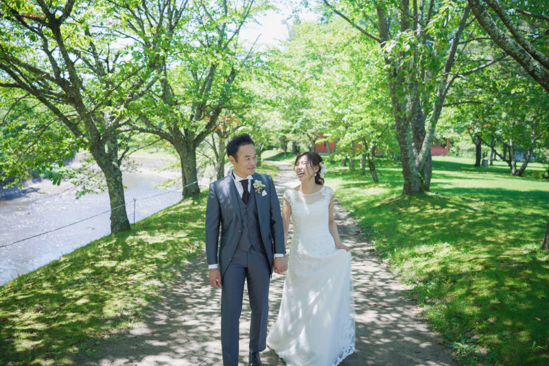 晴れの日の軽井沢タリアセン