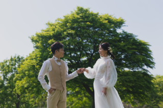 新緑のフォトウェディング