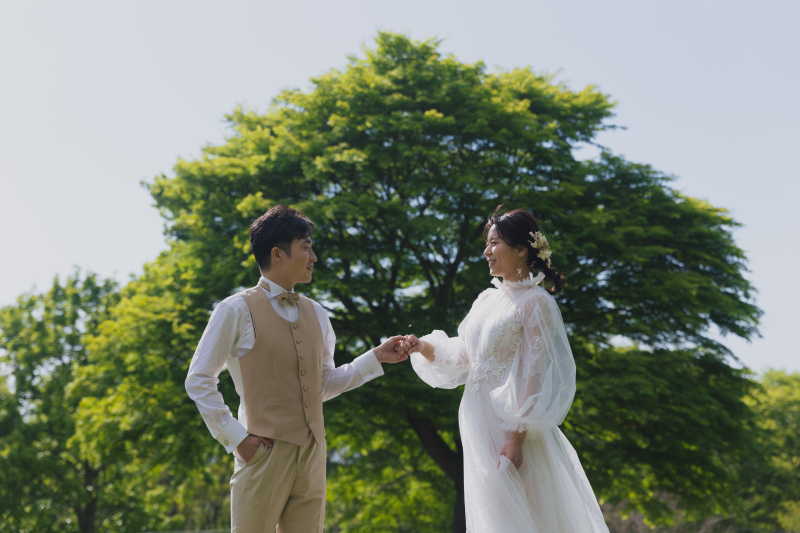 新緑のフォトウェディング