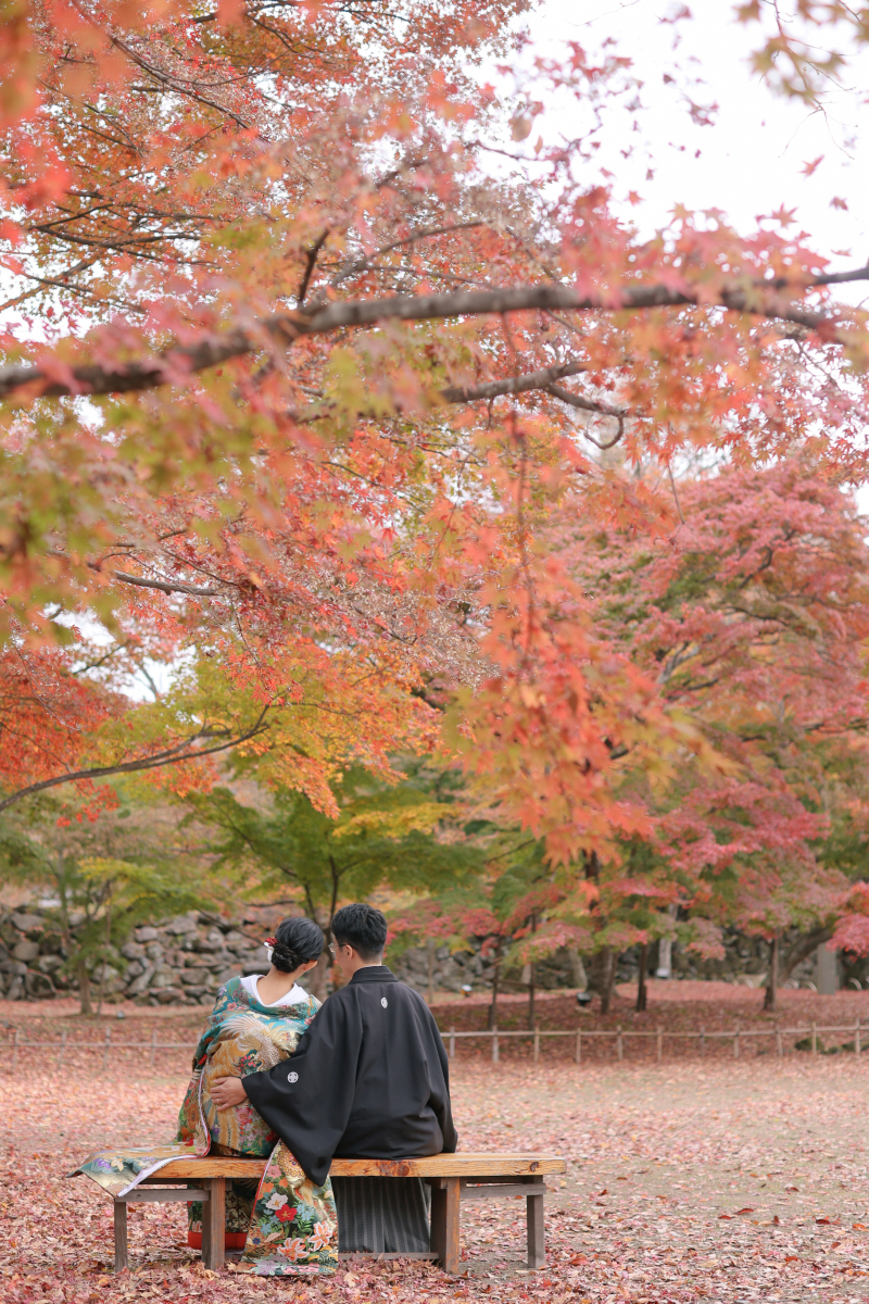 ベンチでひと休み