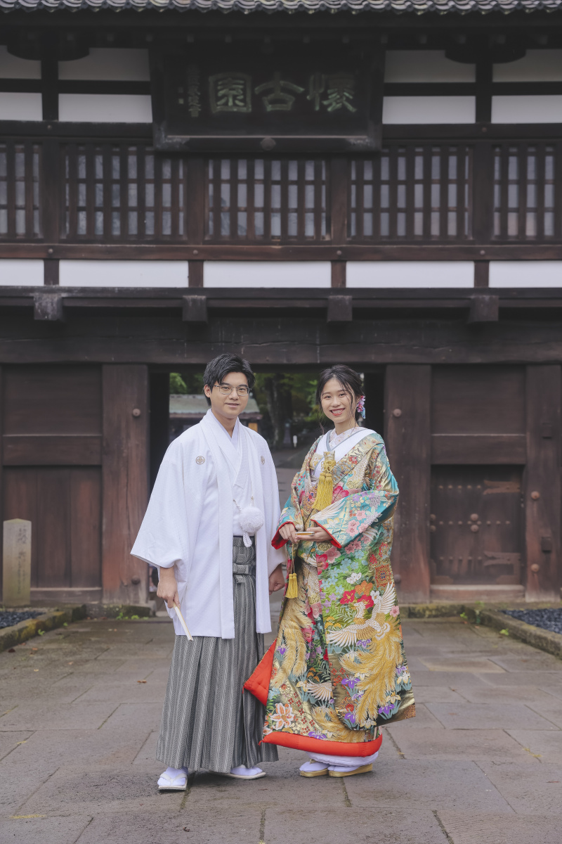 和装から！