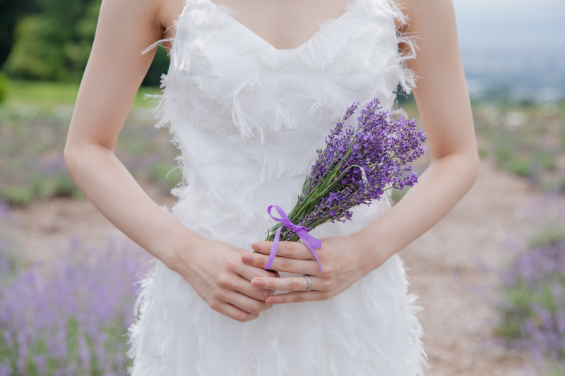 ラベンダーをブーケに！