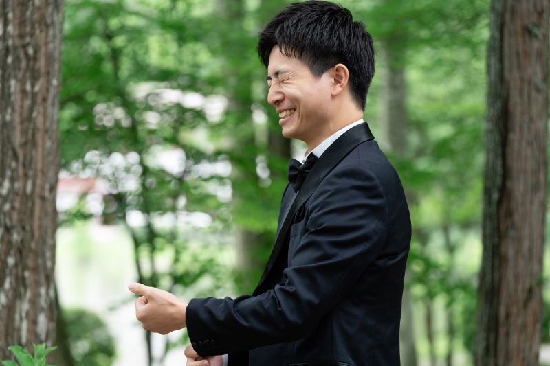 クラシカルなタキシード