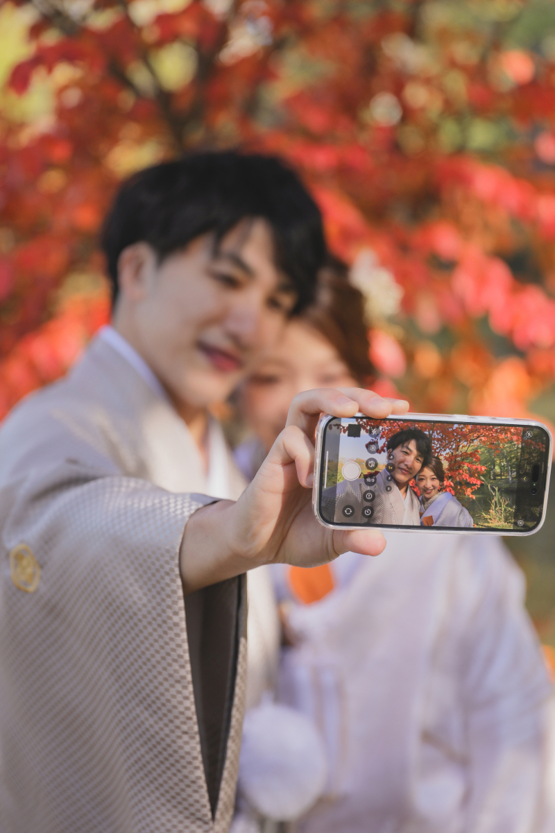 自撮りなおふたり