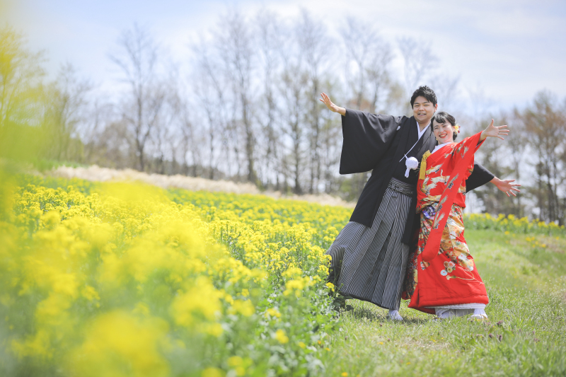 広大な景色の中で