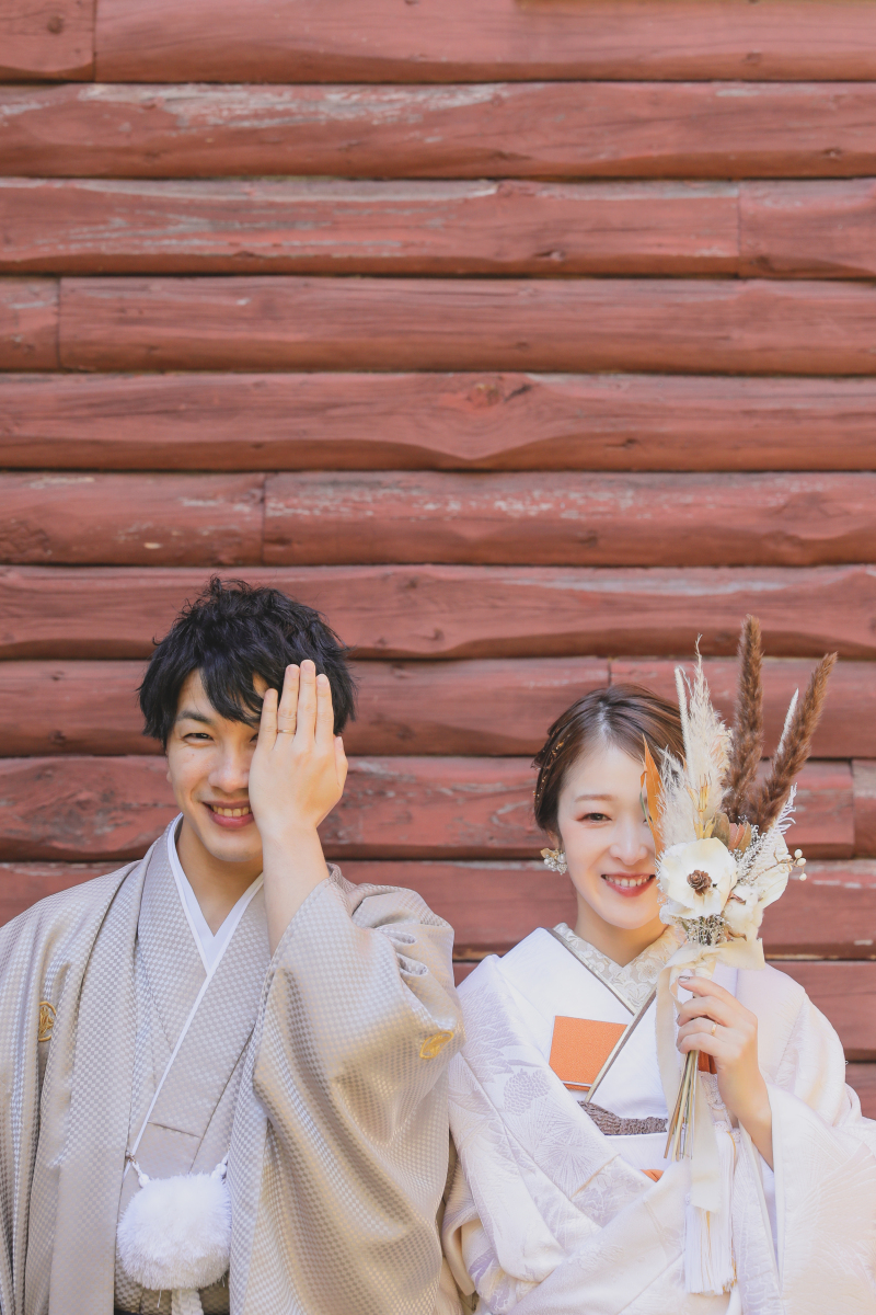 シンプルな背景も