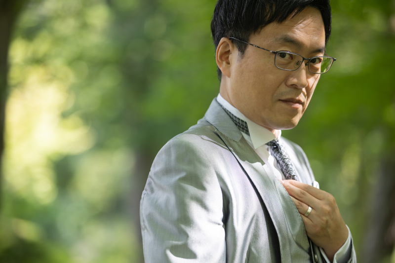 新郎様ソロカットより。