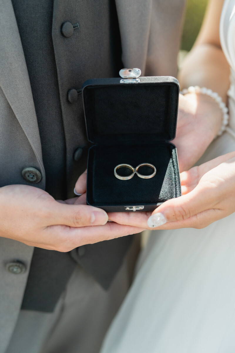 指輪を使ったお写真も