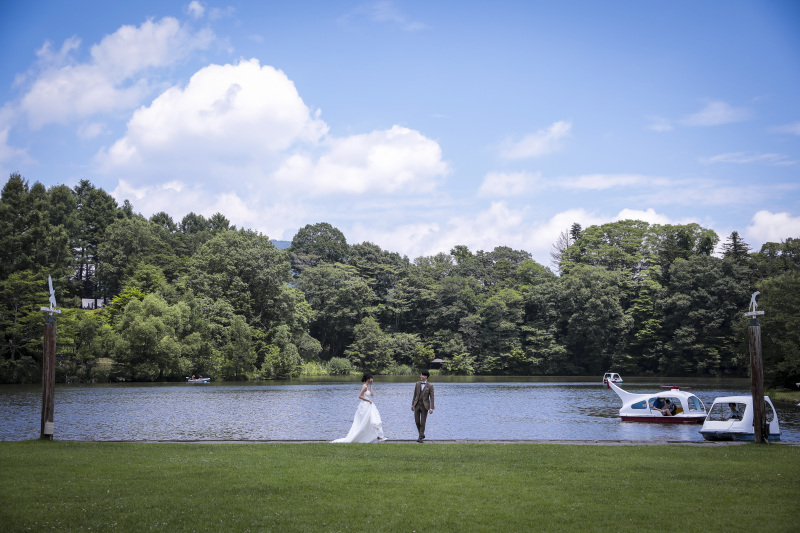 緑だけでない。雰囲気を変えて