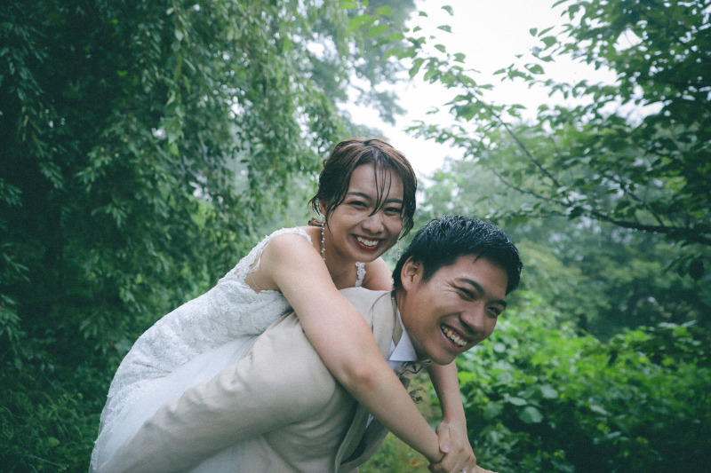 おんぶショット!