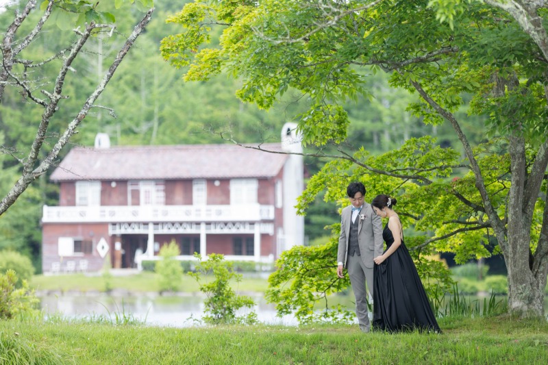 緑にかこまれて