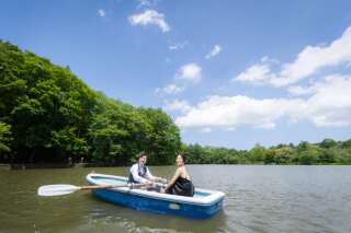 軽井沢らしいロケーションで