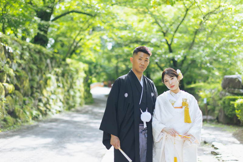 着替えて和装撮影