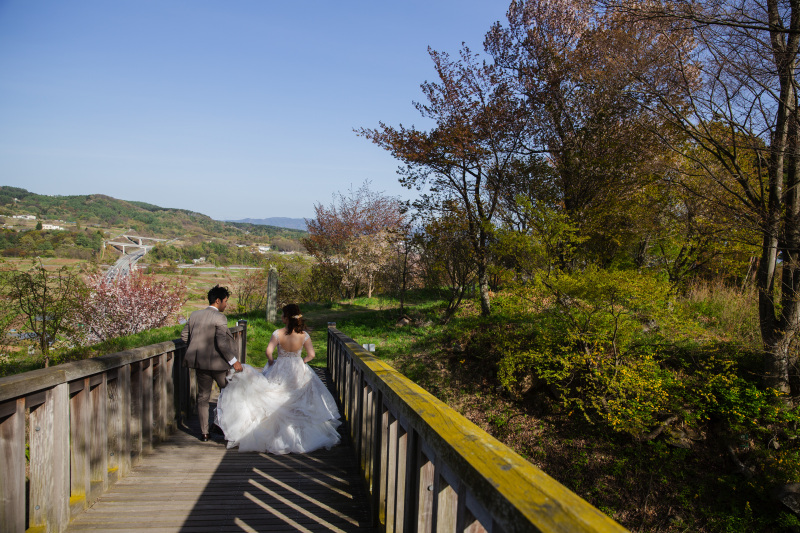 緑と桜の和洋ロケーション