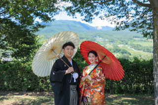 和装2着で楽しむ軽井沢