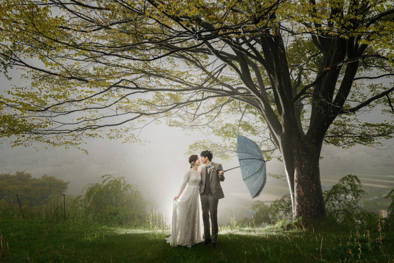 雨のロケーション