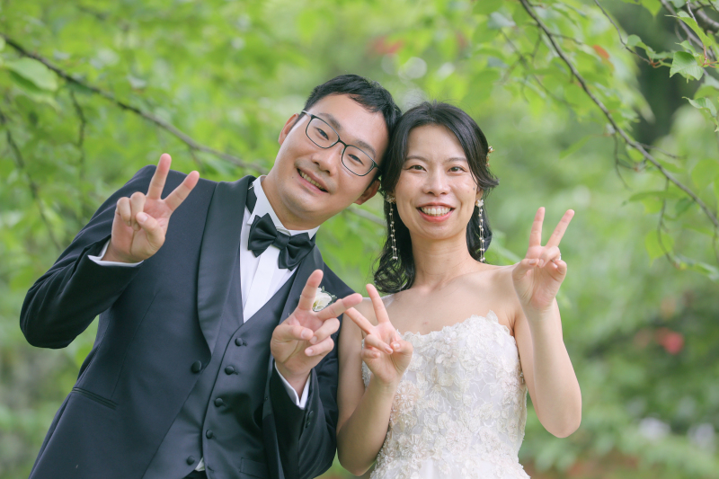 ラストはピースで!