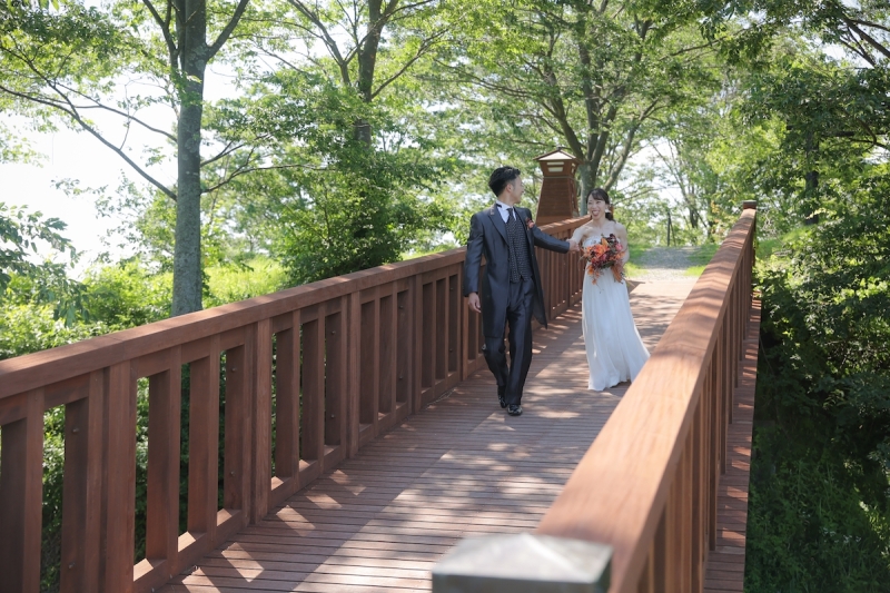 ドレスに着替えて