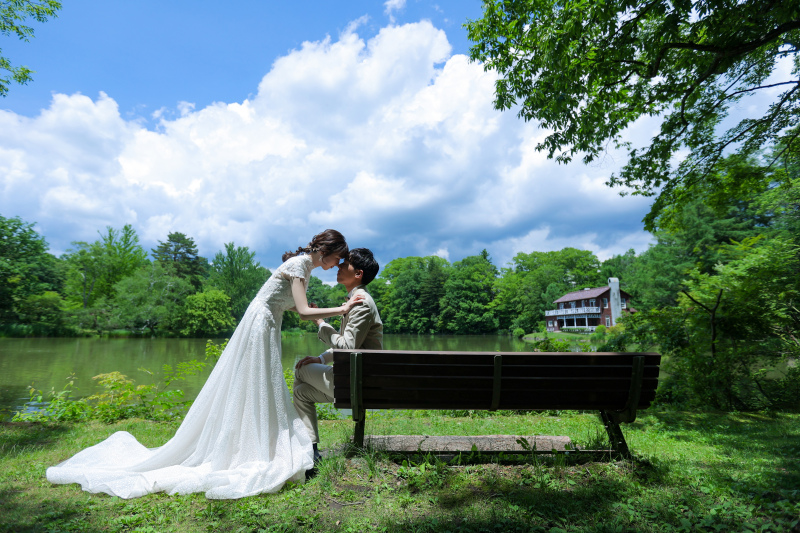 わんちゃんも一緒にフレッシュな新緑と photo by谷澤明美