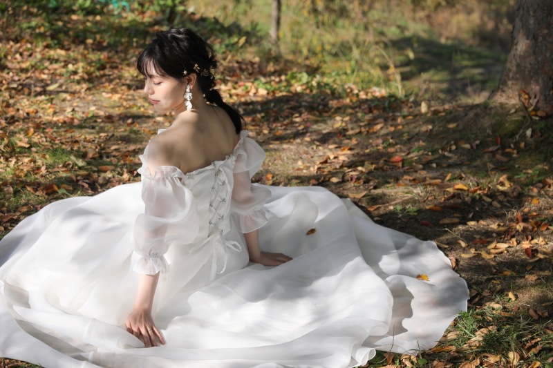 座ってのお写真