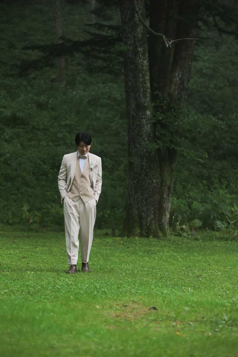 ご新郎様のソロカット