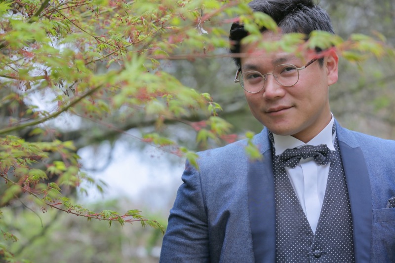 ご新郎様のソロショット。