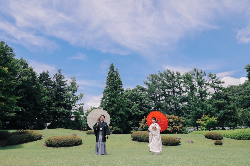 まずは和装撮影！