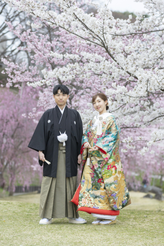 STUDIO AQUA 軽井沢店（スタジオAQUA）_春桜に映える和装撮影