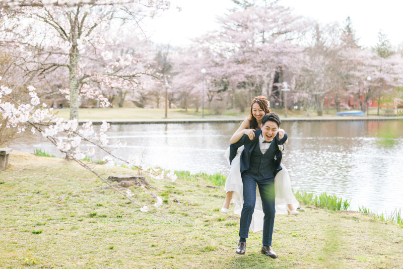 おんぶショット♪