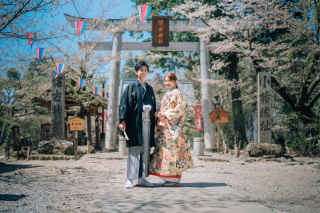 STUDIO AQUA 軽井沢店（スタジオAQUA）_春桜に映える和装撮影