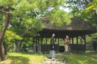 STUDIO AQUA 軽井沢店（スタジオAQUA）_緑の中で楽しむ和装ロケーション