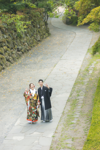 STUDIO AQUA 軽井沢店（スタジオAQUA）_緑の中で楽しむ和装ロケーション