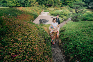 STUDIO AQUA 軽井沢店（スタジオAQUA）_緑の中で楽しむ和装ロケーション