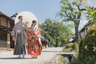 STUDIO AQUA 軽井沢店（スタジオAQUA）_緑の中で楽しむ和装ロケーション