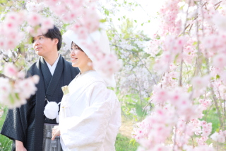 STUDIO AQUA 軽井沢店（スタジオAQUA）_春桜に映える和装撮影