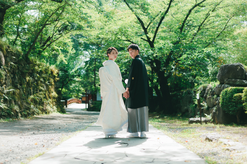 【着物もドレスも楽しめる】和装＋洋装ロケーションプラン◇撮影（レタッチあり）データ付き