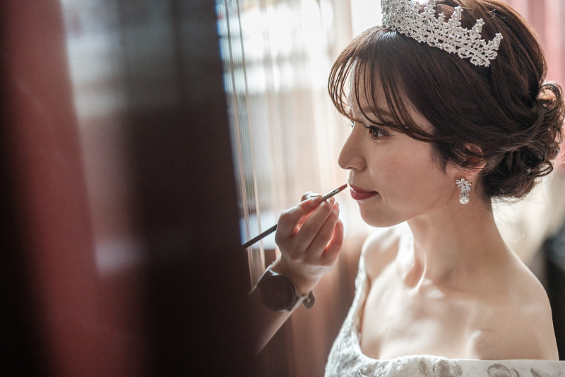 全カットでお仕度から撮影