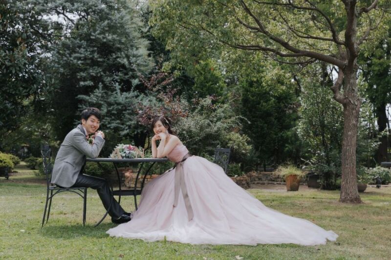 ガーデンでの一枚